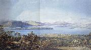 Francis Oliver Finch View of Loch Lomond oil painting artist